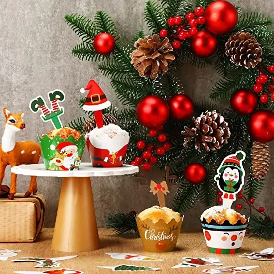 64-Pieces-Christmas-Cupcake-Toppers-Cupcake-Wrappers-Kit-Christmas-Cupcake-Liners-with-Cupcake-Picks-Xmas-Cupcake-Decoration-with-Santa-Claus-Snowman-Reindeer-C.webp